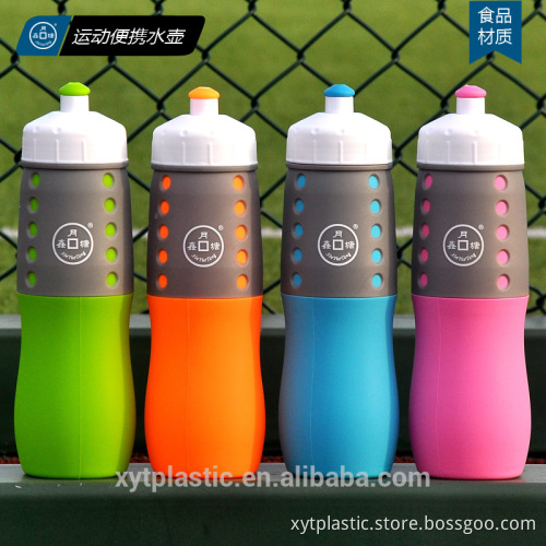 600ml Folder Silicone Leak-proof Water Bottle for Outdoor Sport Camping Travel